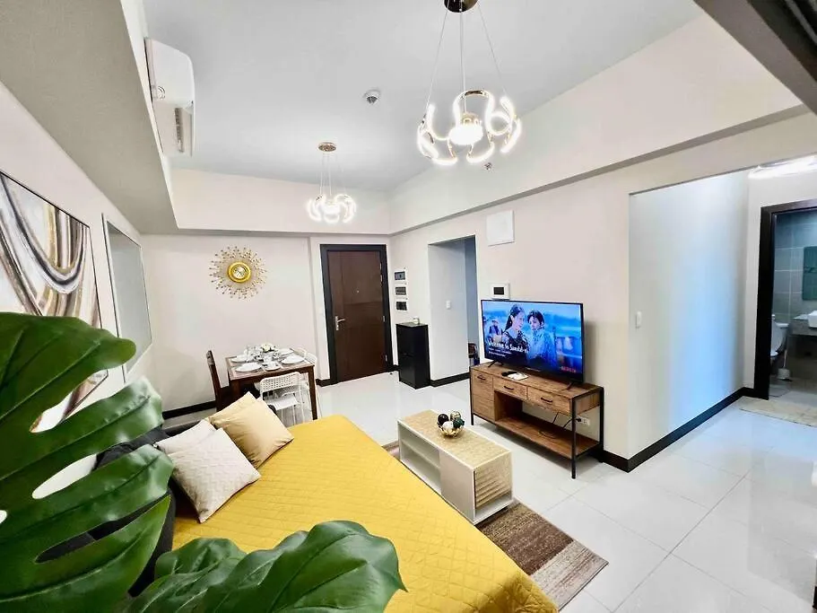 Modern 2Br In Uptown Parksuites W/ Free Parking Manila Apartmán